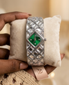 Swarovsk Curiosa Silver Green 830