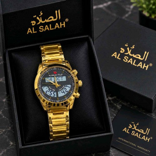 AL SALAH GOLD BLACK WITH OG BOX TAG F147