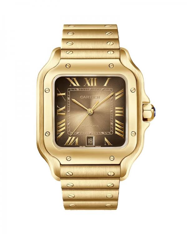Cartiie_r Santos Automatic full gold