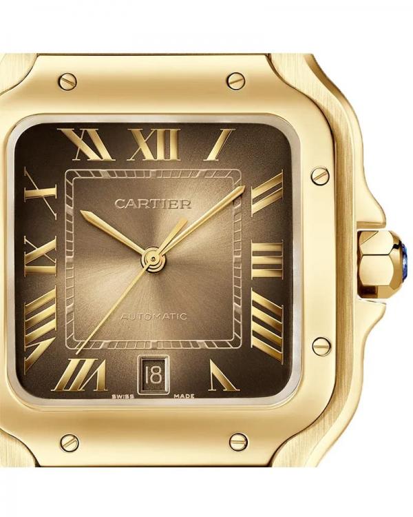 Cartiie_r Santos Automatic full gold