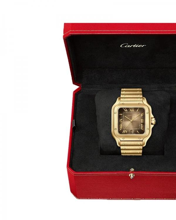 Cartiie_r Santos Automatic full gold