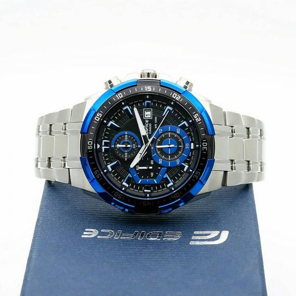 Casio Edifice Efr539 Silver-Blue