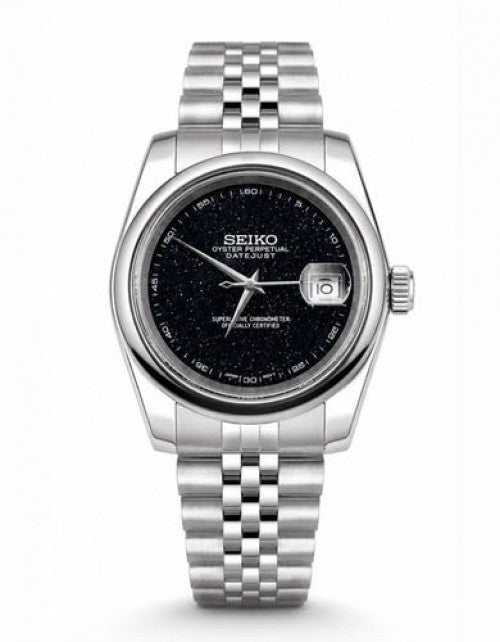 Seiko galaxy silver black