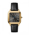 Cartiee_r Santos Dumont Square Gold Black Dial