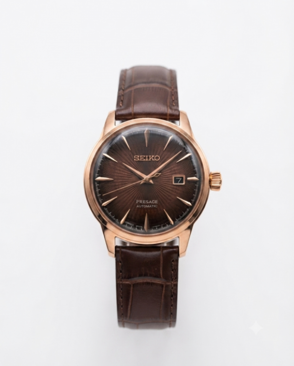 Seiko Presage Automatic Leather copper Dial