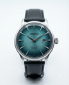 Seiko Presage Automatic Leather Silver sky Blue   Dial