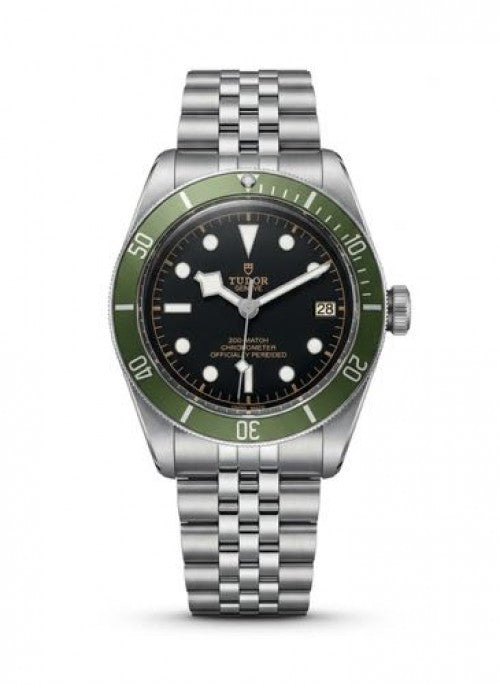 Tudor Black Bay Green Bezel Jubilee