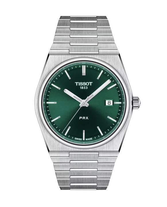 Tissort Prx 1853 Silver Green Dial