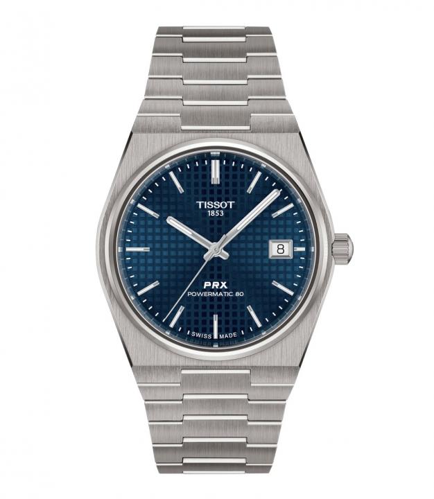 Tissort Prx 1853 Silver Blue Checks Dial