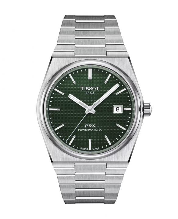 Tissort Prx 1853 Silver Green Checks Dial