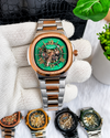 Patek Phillippe Automatic Copper Two Tone Green Dial AT446