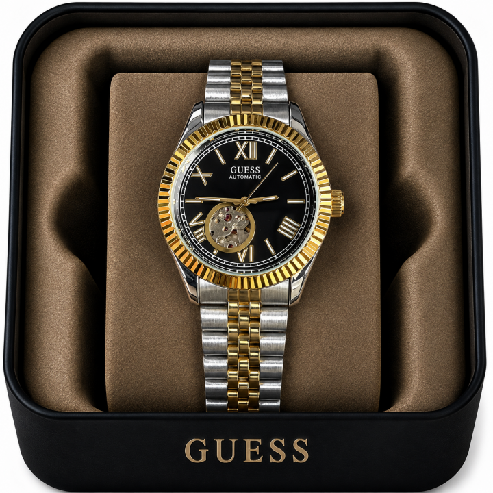 Guess Mens Automatic watch (Back open)
