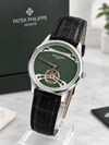 PATEK PHILIPP PP LEATHER AUTOMATIC GREEN DIAL 510