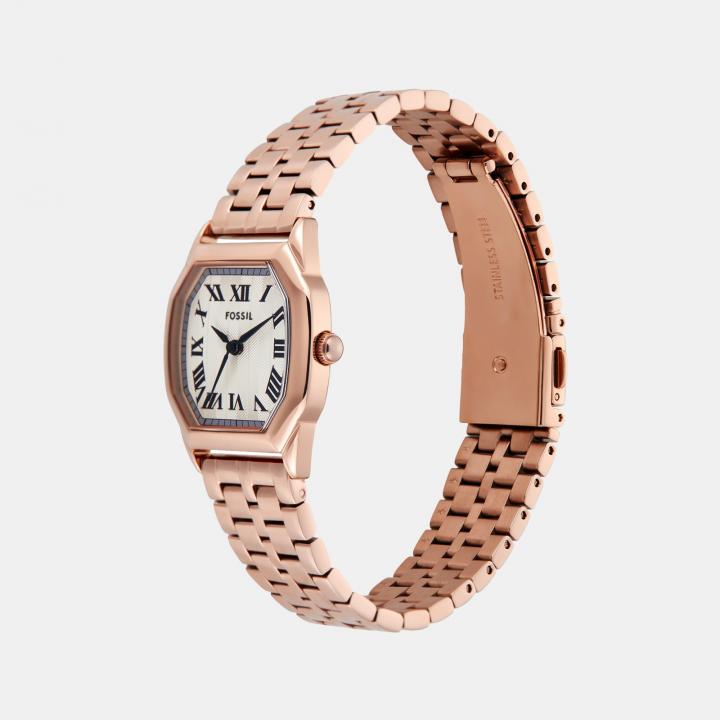 Fossiil Women Harlow Rosegold White