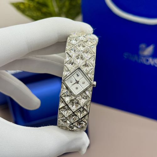 Swarovski Curiosa Bangle Watch Silver