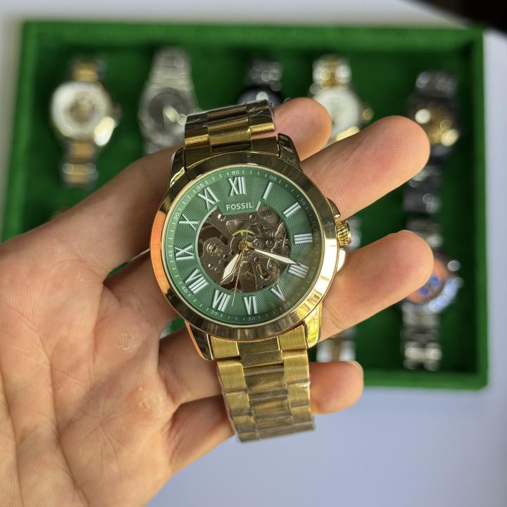 Fossiil Grant Automatic ( Back open ) Steel Quality