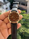 SEIKO PRESAGE PREMIUM LEATHER BELT WATCH