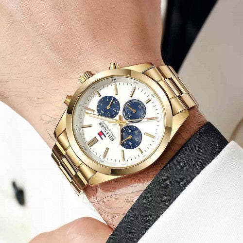 TOMMY_CRONOGRAPH_GOLD-WHITE