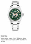 Omegga Seamaster Mens Aqua Terra Shades 150M 43 Green Dial