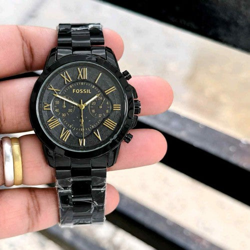 Fosssil_Grant black Gold F170