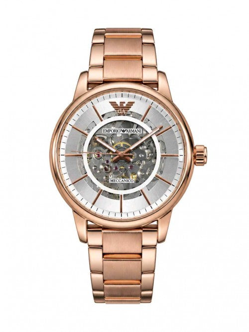 EMPORIO ARMA_MECCANICO 2 AUTOMATIC ROSE WHITE F171