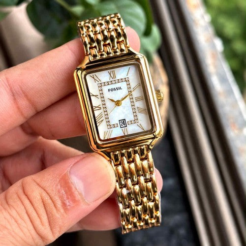 FOSSSIL_LADIES_GOLD-WHITE