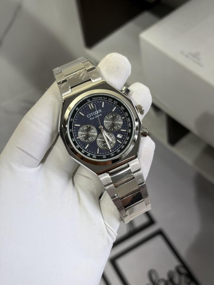 CITIZE N ECODRIVE ZENSHIN SILVER BLUE 430