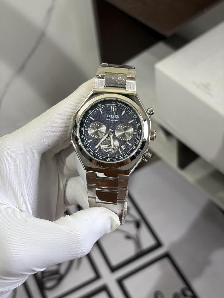 CITIZE N ECODRIVE ZENSHIN SILVER BLUE 430