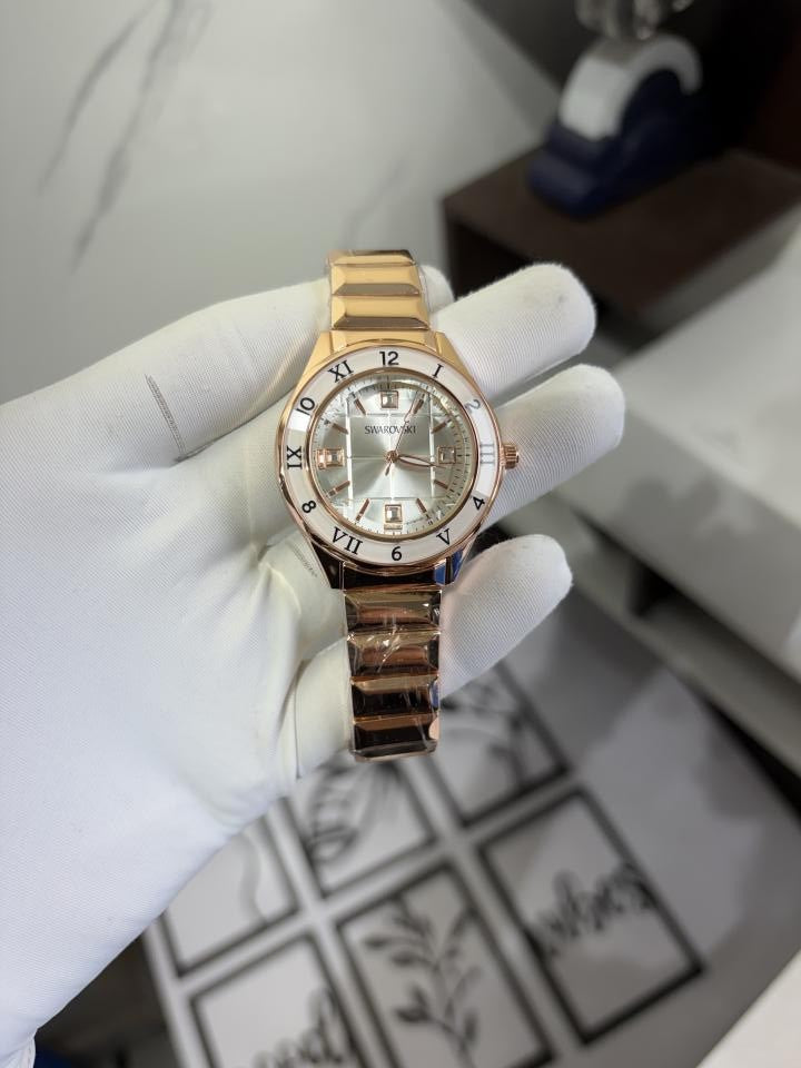 SWAROVSK DEXTERA LADY ANALOG ROSE WHITE 1047