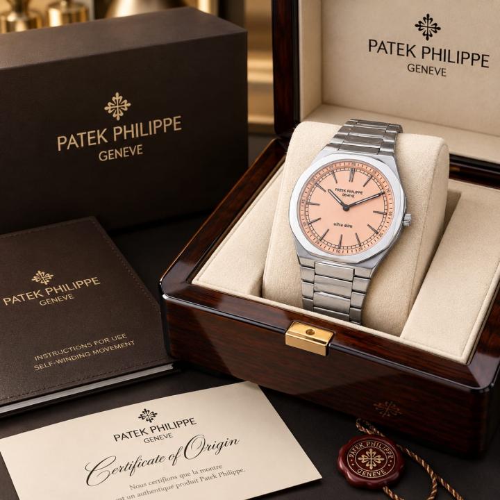 Patek Phillippe Ultra Slim Peach Light Orange