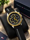 TOMMY HILFIGE CLARK SILICON GOLD RING 1053