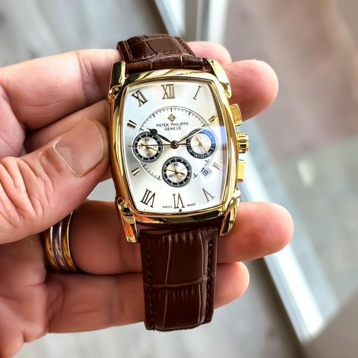 PATEK_PHILLIPPE MEN WATCH BROWN GOLD