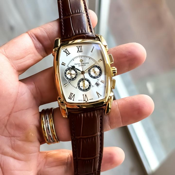 PATEK_PHILLIPPE MEN WATCH BROWN GOLD