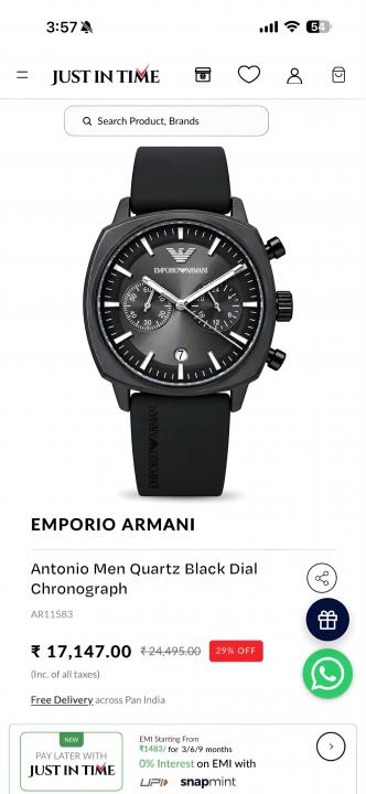 Emporio Armaa_ni Chronographyi