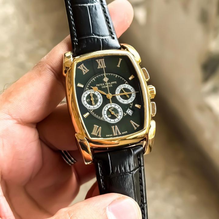 PATEK_PHILLIPPE MEN WATCH GOLD GREEN