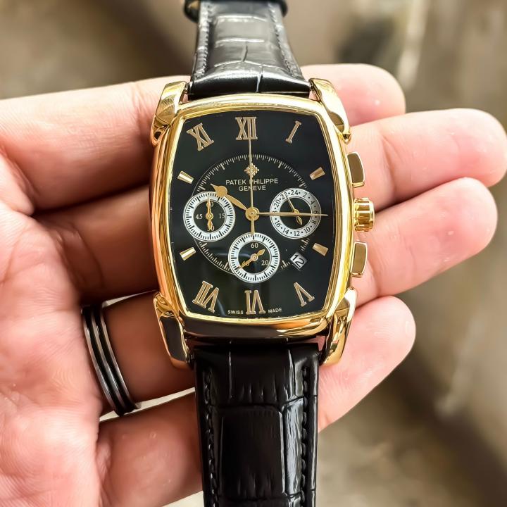 PATEK_PHILLIPPE MEN WATCH GOLD GREEN