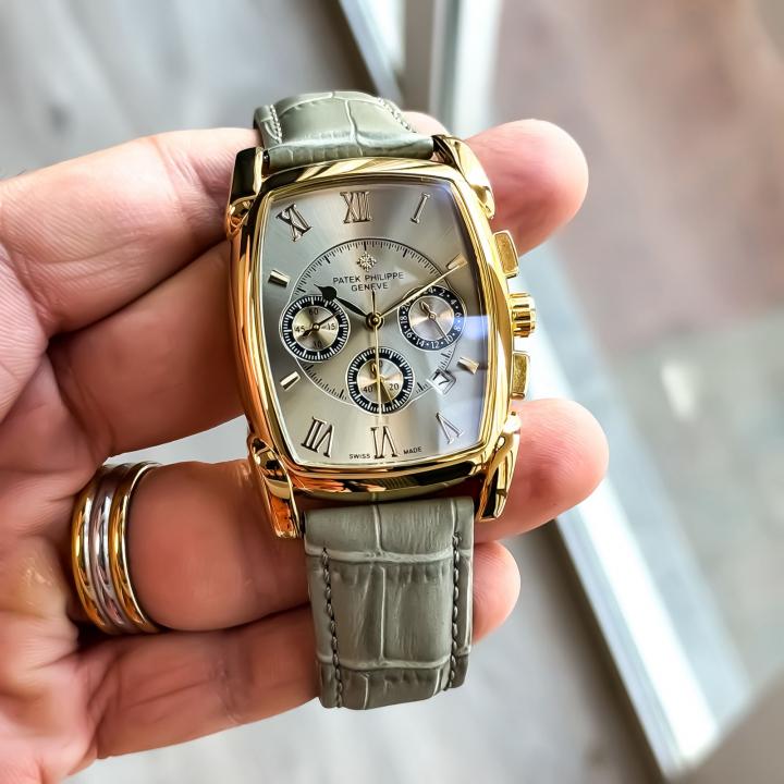 PATEK_PHILLIPPE MEN WATCH GREY GOLD