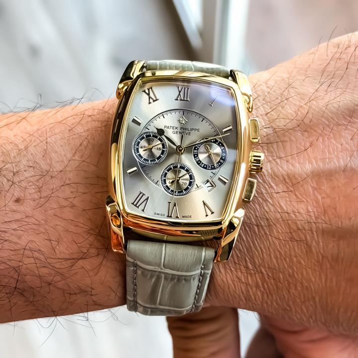 PATEK_PHILLIPPE MEN WATCH GREY GOLD