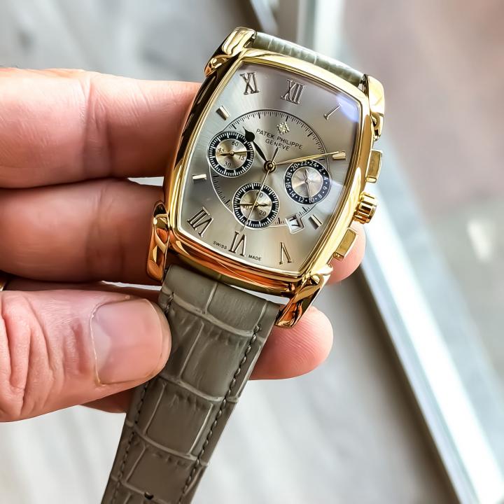 PATEK_PHILLIPPE MEN WATCH GREY GOLD