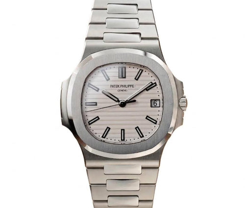 Patek Philippe Nautilus Silver white Semi ETA