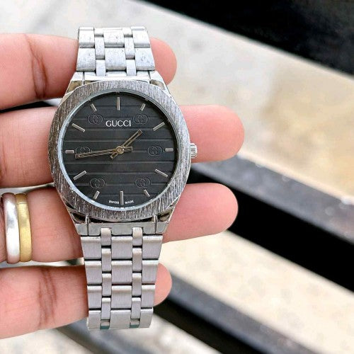 GUCCCI_ 25H slim silver F403