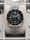 Seiko Gmt Master  Gold Black Dial