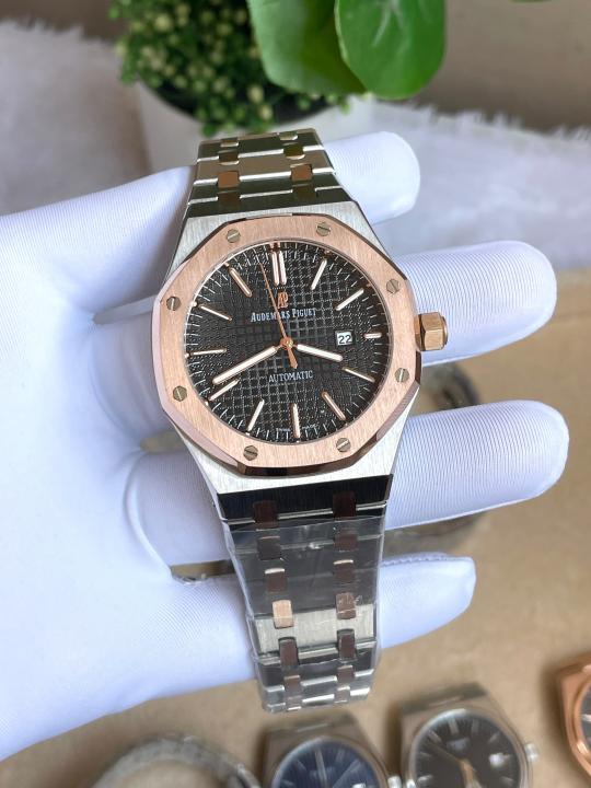 Audemar Piguet Royal Oak FST Two Tone Black Dial AT471