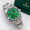 Roleex_Date just green diamond dial F408