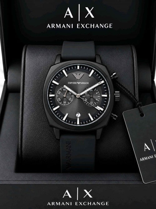 Emporio Armaa_ni chronograph all black F1002