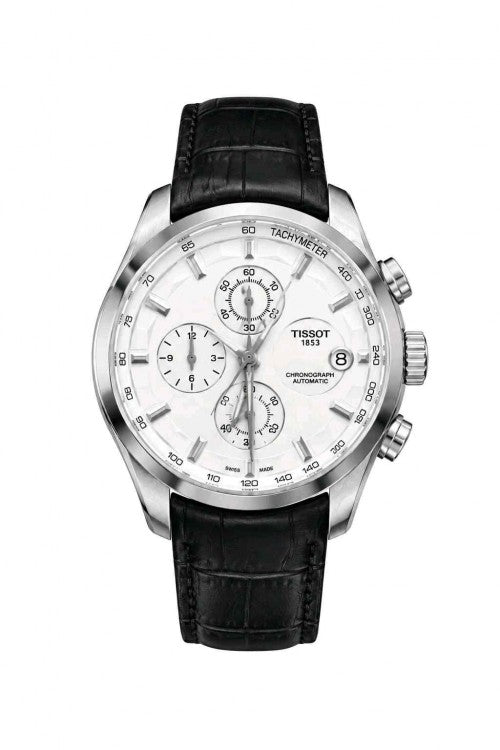 tisot_couturier  black silver white dial F407