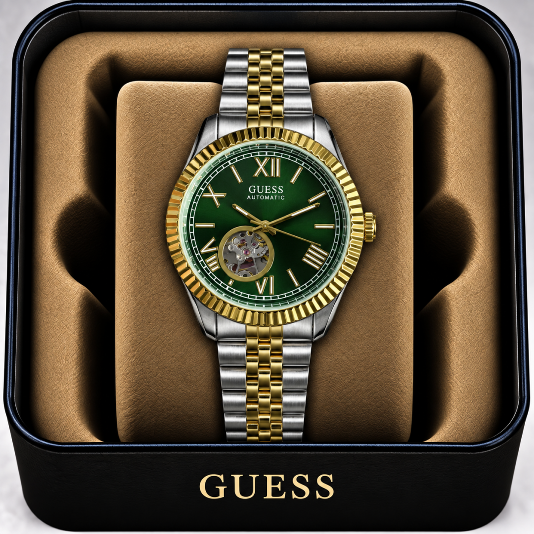 Guess Connoisseur Automatic watch (back open)