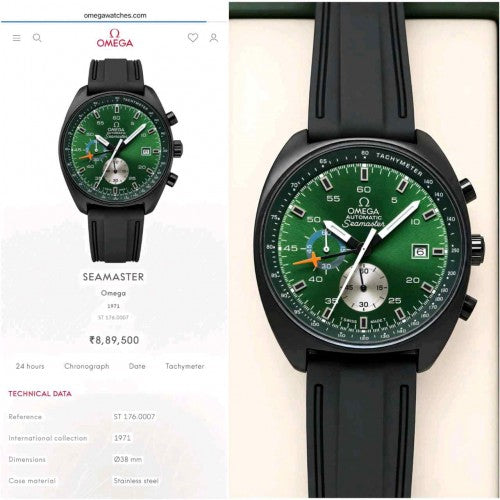Omegha_Seamaster Chronograph Vintage Collection F1019
