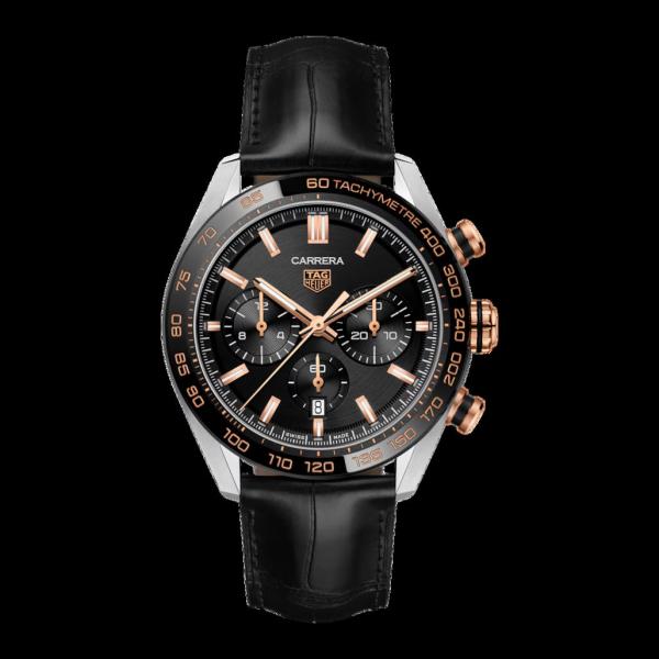 TAG Heueer Carrera Sport Chronograph black and brown