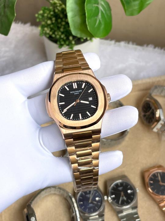 Patek Philipe Nautilus  Premium Quartz Copper Black AT470